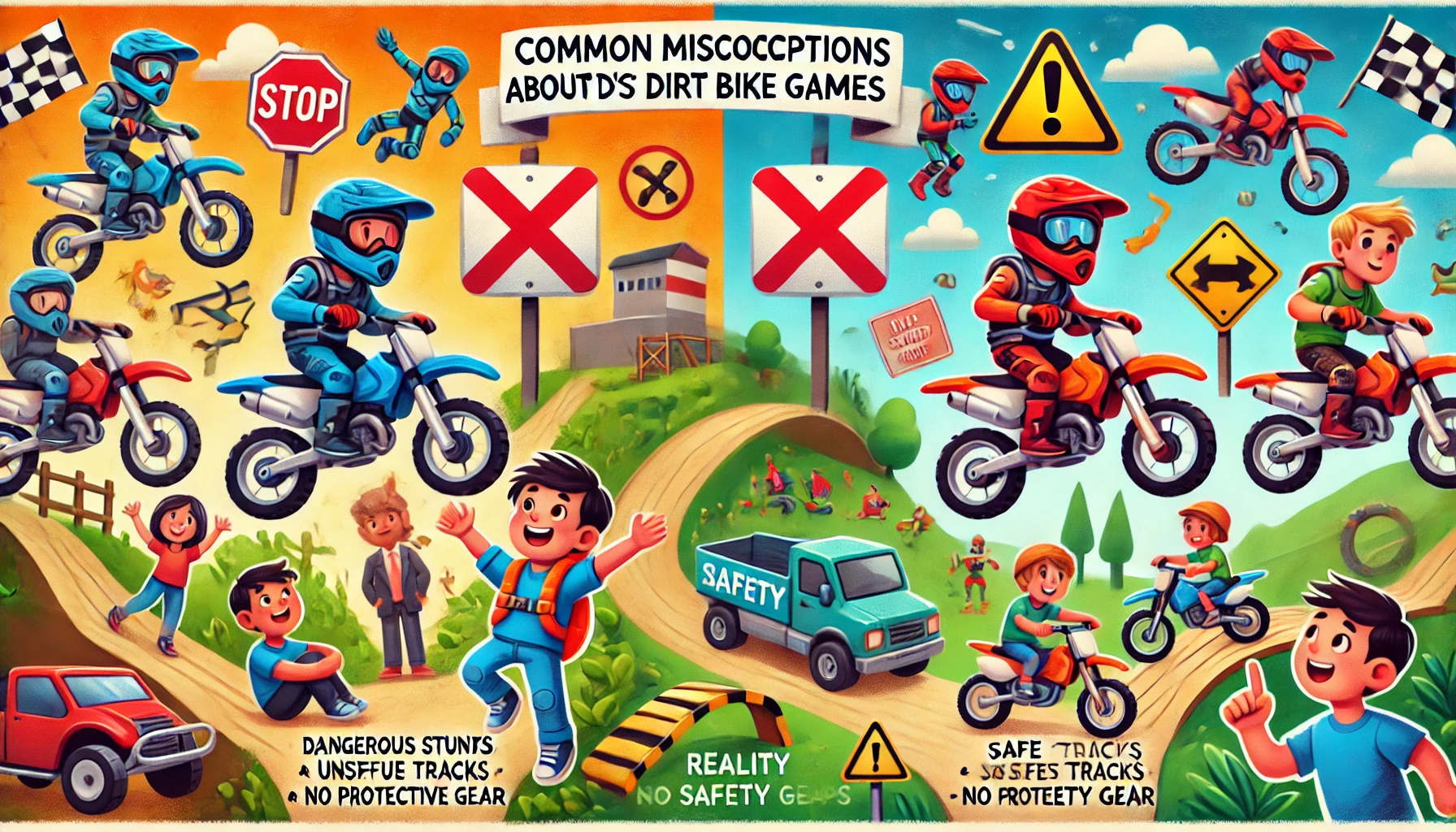 Common Misconceptions About Kids’ Dirt Bike Games